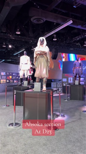 Ahsoka season 2 costume section at D23. #d23 #ahsoka #ahsokaseries #starwars #d23expo