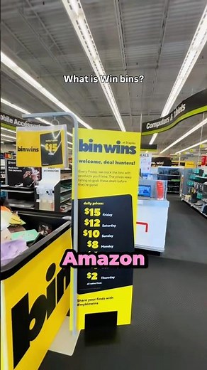 Amazon Return Bins 🛒