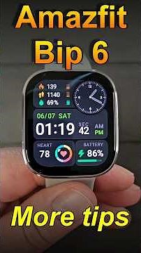 Amazfit Bip 6: Change Your Widgets, Control Center & Short Cuts!