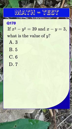 80K views · 142 reactions | Math Test Algebra #math #mathematics #maths #education #mathteacher #pemdas #bodmas #PracticeProblems #mathproblems #algebra #calculus #geometry #mathstudent #STEM #learning #mathematical #numbers #highschoolmath #MathSolutions #MathExam #studyinUSA #puzzle #MathTestPrep #MathChallenge #MathTestDay #FocusOnMath #challenges #usa #USAtoday #puzzle | Belajar Matematika | Facebook