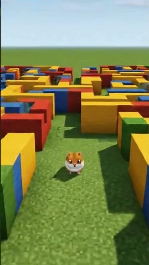 Halloween Hamster Minecraft Maze #hamster #minecraft