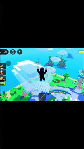 climbing up to cloud #roblox