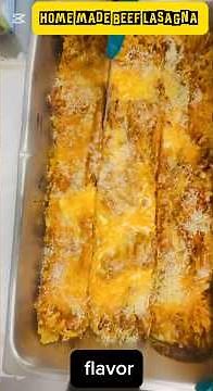 Homemade Beef Lasagna Classic