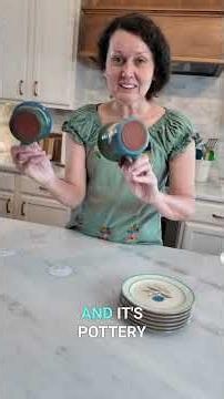 5 Vintage Treasures Found: Pyrex, Pottery & Pink Glass! #shorts
