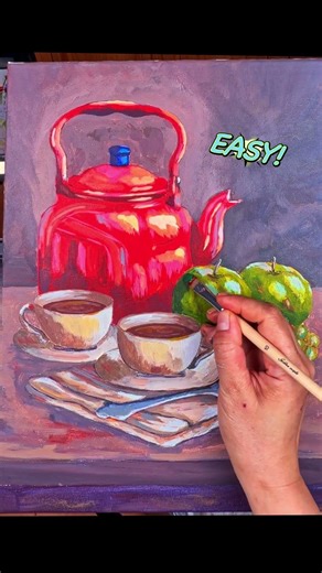 Beginner Painting Tutorial | Simple Still Life Anyone Can Paint