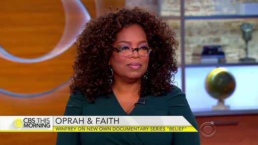 Oprah explores spirituality in new documentary series "Belief"