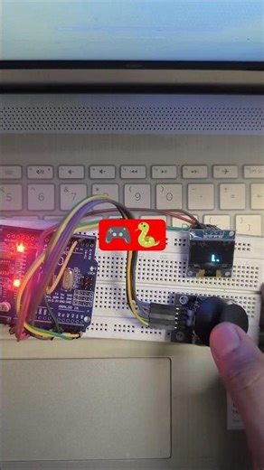 Arduino Snake Game Using OLED Display & Joystick | DIY Mini Game Console 🎮🐍