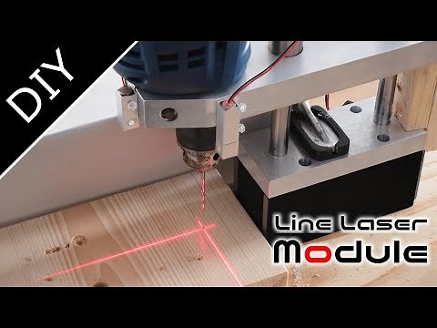 【DIY】格安レーザーを改造。ラインレーザー変換モジュールを作ってみた～How to make Line laser module
