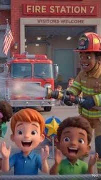 🚒 A Fun Day at the Fire Station! | Learn Fire Safety with Friendly Firefighters | Bright Buddies