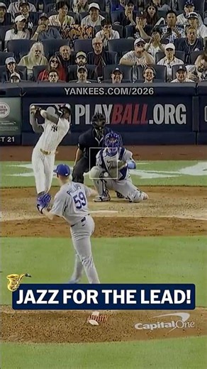 Jazz Chisholm Jr. launches a game-winning go-ahead homer for the Yankees! 💪