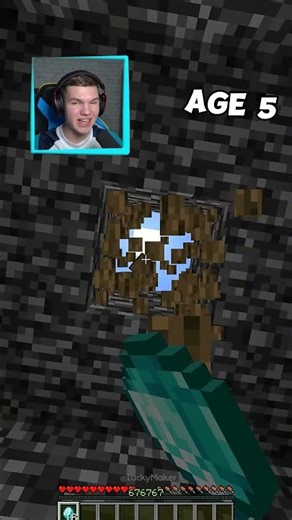 Ловушка в 5 ЛЕТ в Minecraft! 😂 #shorts #шортс #minecraft #майнкрафт #майн #ловушка #прикол #мем