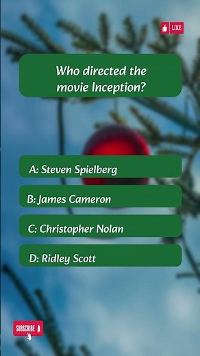 Let’s Test Your Memory 🧩 Who directed the movie Inception?