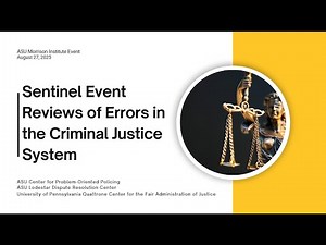 Improving Policing Through Sentinel Event Reviews