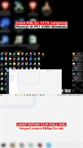 Cuma Klik 2x, CCTV Langsung Muncul di PC? V380 Windows #shorts