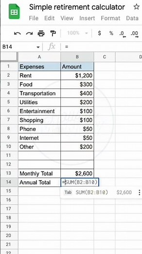 How to make a simple retirement calculator| How much to save for retirement| Retirement planning