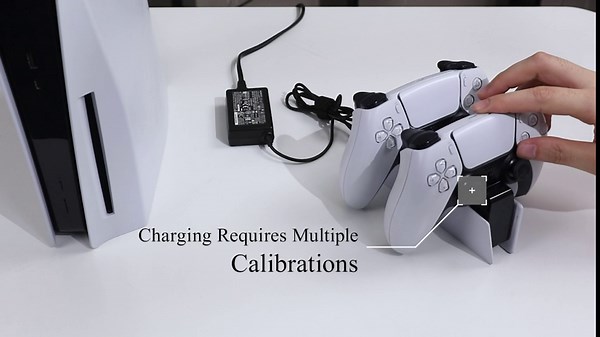 Hibloks PS5 Controller Accessories, Suitable for Original PS5 Charger Auxiliary Controller Charging, PS5 Controller Stand Compatible with Original PlayStation 5, PS5 Elite Controller Storage Display