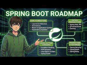 Spring Boot Roadmap 2026 | Everything You Need to Master (Beginner to Advanced)
