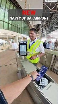 Navi Mumbai Airport First Look 🌸🔥 #navimumbaiairport #ytshorts