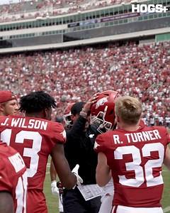 37K views · 863 reactions | Can't wait till kickoff vs. Texas? We've got behind the scenes access from the lead up to the season and from last week's win over Rice on Hogs+. Sign up for a 7-day free trial. https://hogsplus.com/ | Arkansas Razorbacks | Facebook