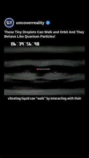 These Tiny Droplets Can Walk & Orbit & They Behave Like Quantum Particles! #physics #shorts #tech