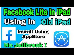 How to install facebook lite in ipad (ios) || fb lite iPad version