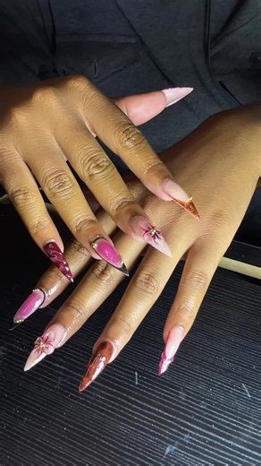 Stunning Gel Nail Designs: Tortoise and 3D Flower Styles