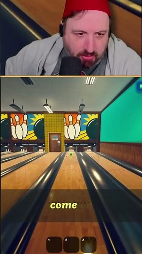 Bowling Alley Sim: Can You Get a Perfect Game? #shorts