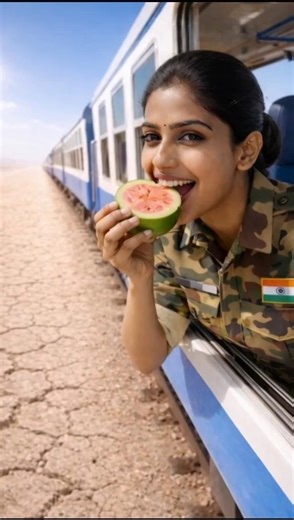 Female Soldier Save Guava Tree In Crack Desert 🥑