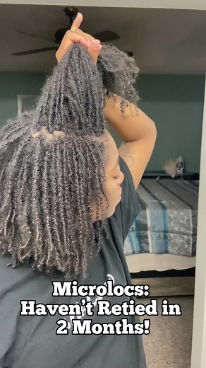 New Growth Progress: 2 Months Without Retie Microlocs Journey