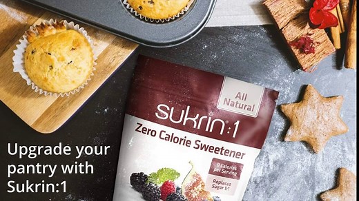 SUKRIN 1 All Natural – 1:1 Sugar Free Sugar Substitute Blend of Stevia and Granulated Erythritol Sweetener, Zero Calorie Sweetener for Gluten Free, Low Carb, Vegan Keto Friendly, Baking, Non GMO 1LB