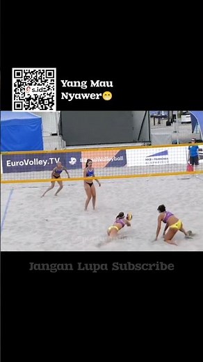 Voli Pantai Wanita, Melena Tara & Krystal Boyd VS Angelina Lee & Jade Marcella #beachvolleyball