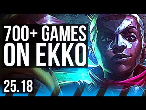 EKKO vs LEBLANC (MID) | 700+ games, 9/3/8, Dominating | KR Master | 25.18