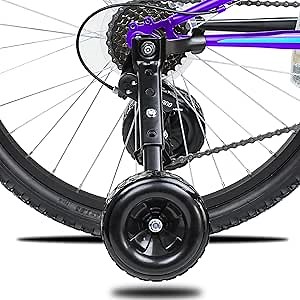 Amazon.com: Heavy Duty Adjustable Training Wheel, Fits 16, 18, 20, 22 and 24 Inches Bicycles, Perfect for Learning & Balance Support, Bike Learning Aid, Supports up to 100 lbs | Bicycle Stabilizer : Sports & Outdoors