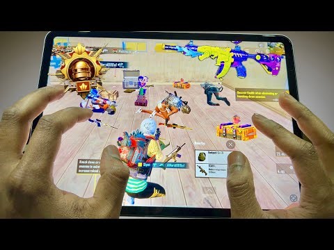 Best iPad Pro Player’s Aggressive Rush Gameplay 🔥 6 Finger Handcam Squad Wipe