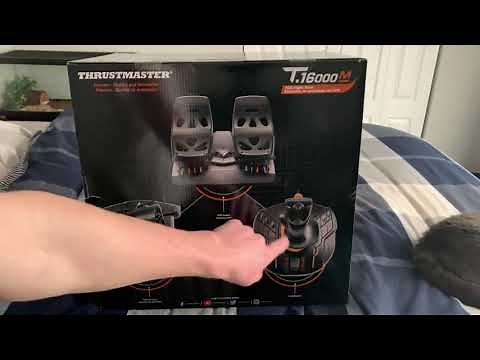 Thrustmaster T16000m Flight Pack Unboxing and First look