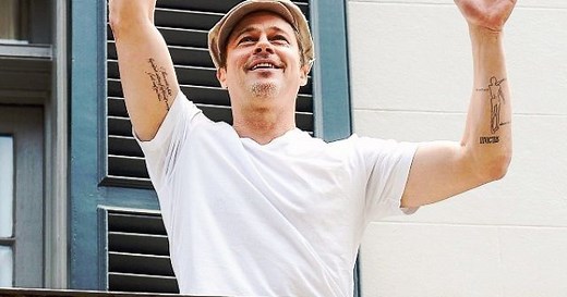 Brad Pitt's 10  Tattoos & Their Meanings - Body Art Guru