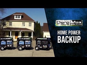 The Best Home Power Backup Solution - DuroMax Power Generators