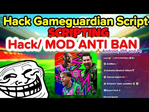 efootball PES Hack/ MOD - Latest Mod Gameguardian Script
