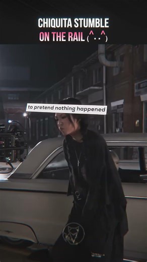 Chiquita stumble on the rail ₍^. .^₎⟆ | Babymonster CLIK CLAK angel-modus behind the scenes