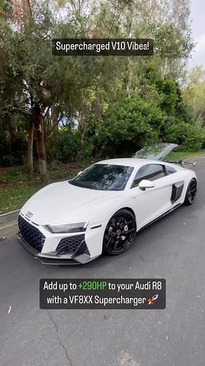 VF Engineering on Instagram: "Add up to +290HP to your Audi R8 with a VF8XX Supercharger system! Kits are in stock & ready to ship, DM to order! 🔥 - sales@vfengineering.com - #vfengineering #vfsupercharged #carsofinstagram #audi #r8 #supercharged"