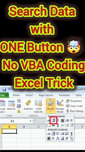 DataWithSiva | Excel & BI on Instagram: "Search any data in Excel using a Search Button without writing a single line of VBA code 😍 In this video, I used Macro Recording to create a search button that filters data instantly — perfect for beginners! ✅ No VBA Coding ✅ One Click Search ✅ Beginner Friendly ✅ Works in Excel 365 👉 Save & Share this Excel trick 👉 Follow for daily Excel shortcuts #Excel #ExcelTips #ExcelShorts #ExcelMacro #NoVBA ExcelTricks DataSearch Office365"