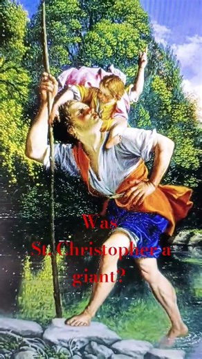 Was St. Christopher a giant? #shorts #history #saint #ancient #giant