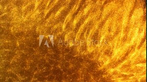 gold melting and morphing abstract art background reveal artistic grunge color cloud flow texture overlay spread effect particles motion intro Stock Video