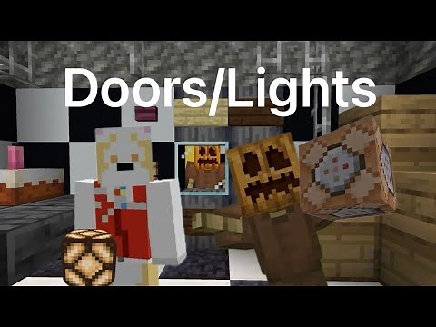 How To Make A FNAF Game In Minecraft | Part 2: Doors, Lights, and Jumpscare