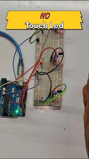 Touchless LED Switch Using IR Sensor | Arduino Smart Light Project #shorts #subscribe #arduino