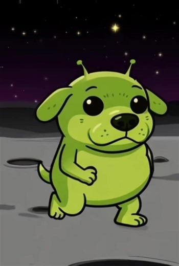 Late to the party - Match the beat with gif 👽💚 #Gogthealien #Gif #trend #Cute #animation