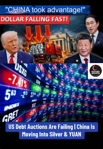 US Debt Auctions Are Failing and China's Move to Silver & YUAN