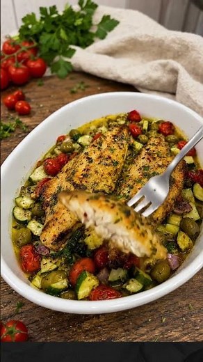 Easy Mediterranean Baked Fish