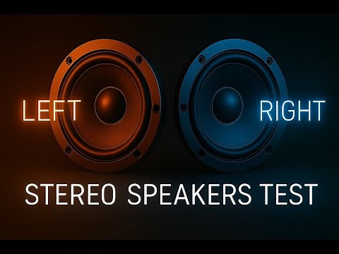 #stereo #speaker : Left and Right Stereo Speaker Sound Test (Bass & Treble Edition)