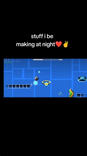 Creative Nighttime Projects in Geometry Dash